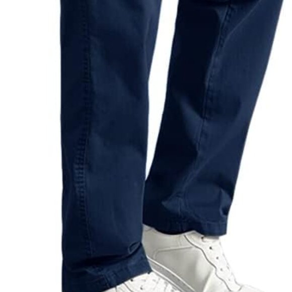 Men's Blue Cargo Elastic Waist Casual Long Trousers Light Jogger Pants Sz 3XL - Picture 5 of 6